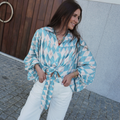 Camisa oversize com Seda
