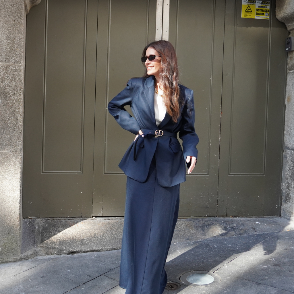 Blazer Corte Reto com Cinto